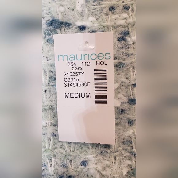 Maurices Fuzzy Sweater Pullover Sweater Soft Stretch Size Medium Brand N… - Picture 2 of 13